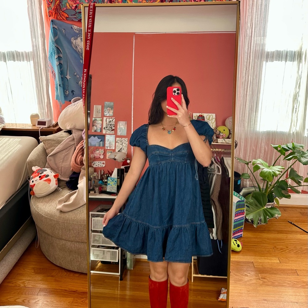 Blue Denim Dress